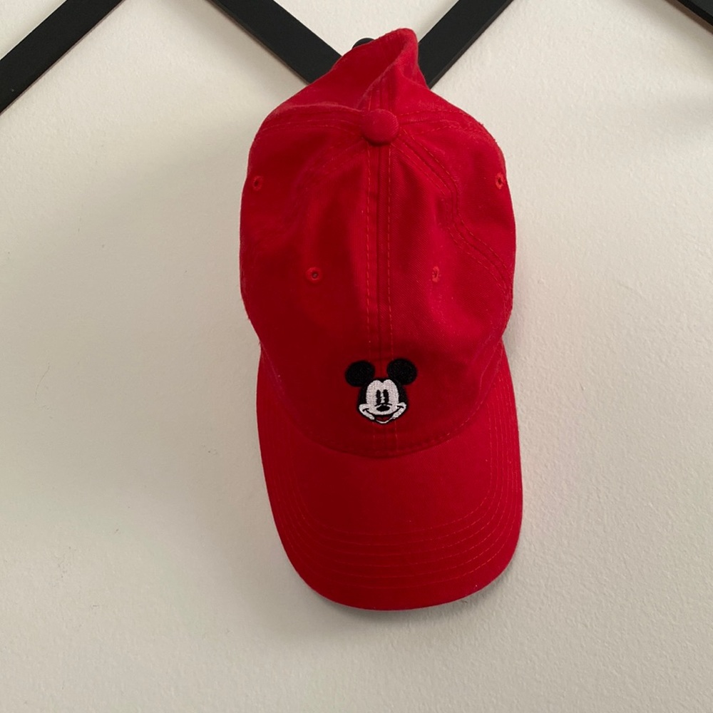 Red Micky Mouse Baseball Hat